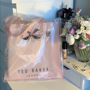 NEW!!! Ted Baker London pink plastic tote bag